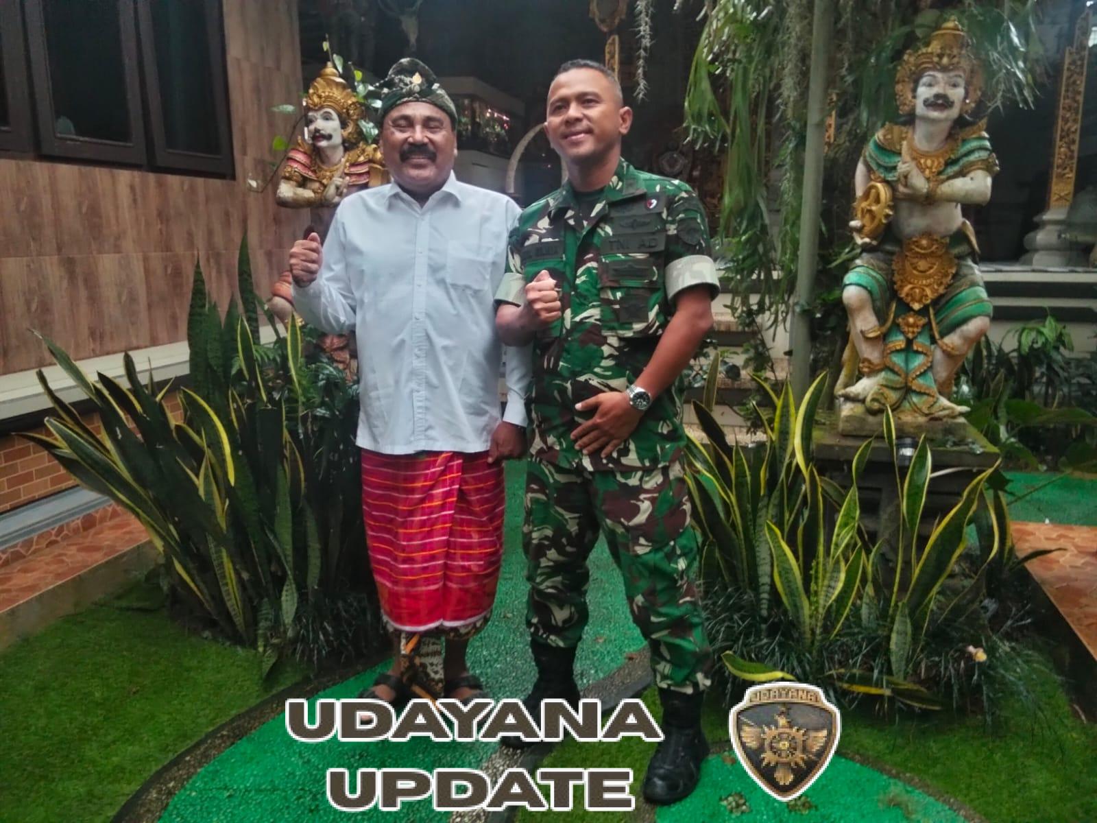 Kunker Dandim 1616/Gianyar: Pengawasan Infrastruktur Air Bersih dan Silaturahmi Kebangsaan