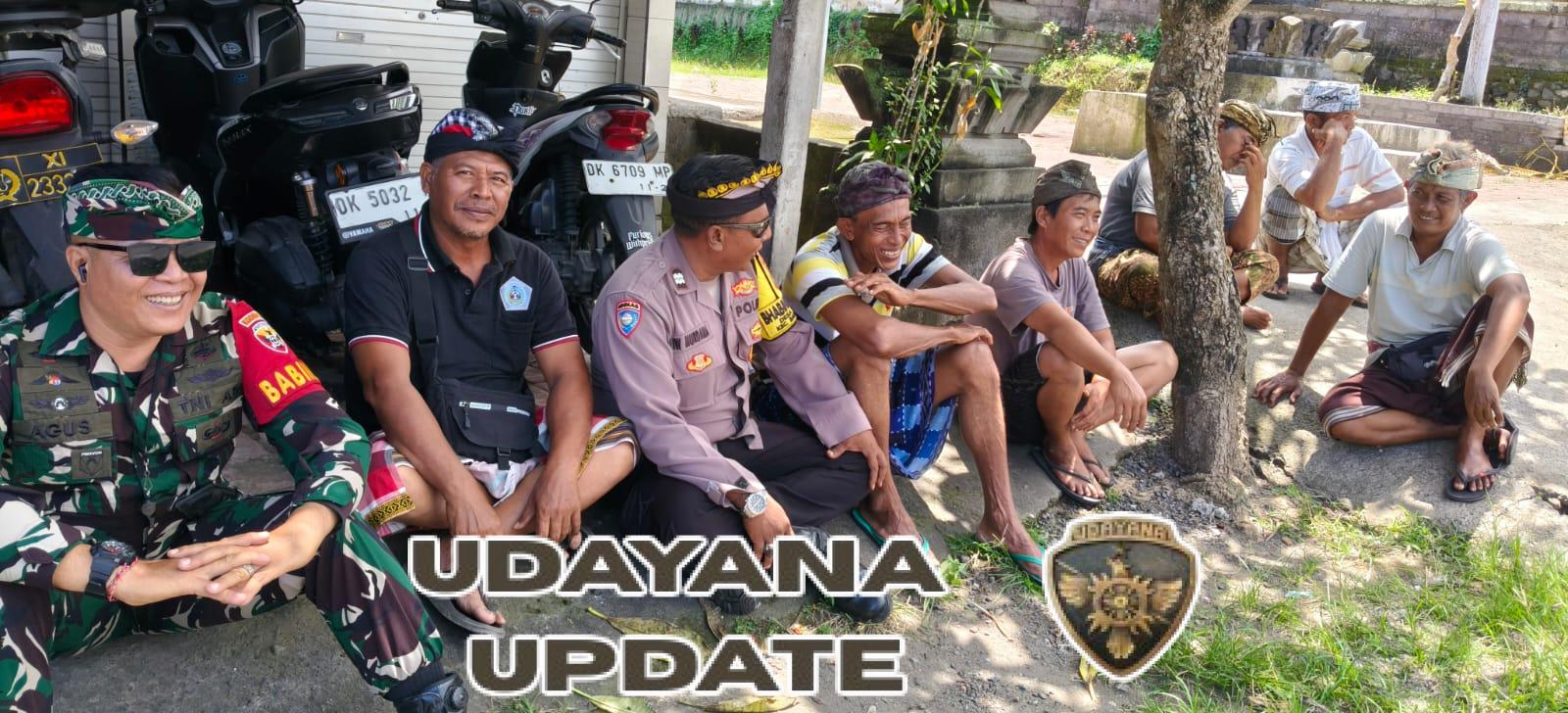 Kawal Ngaben, Babinsa Tihingan Jalin Komunikasi Tingkatkan Keakraban