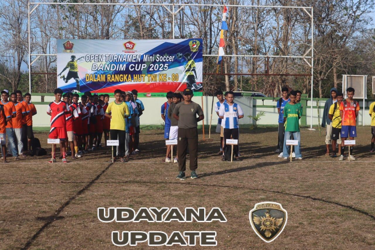 Turnamen Mini Soccer Dandim Cup 2025 Kodim 1629/SBD Di Mulai
