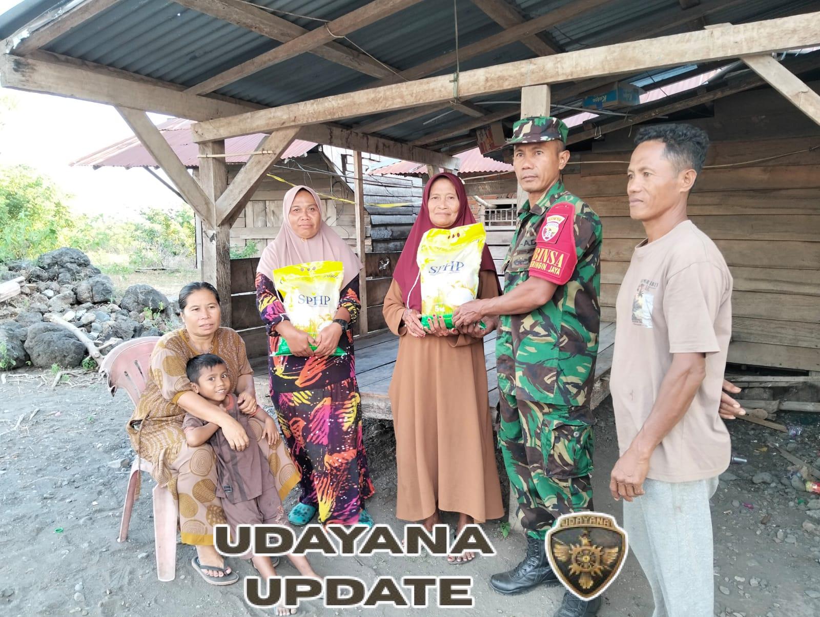 Serda Ihwan Hadirkan Rasa Aman pada Pelaksanaan Pangan Murah Kecamatan Pekat