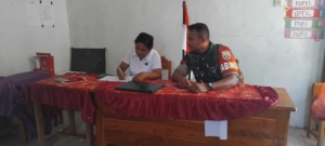 Babinsa Rote Barat Daya Himbau Guru Beri Data Tepat untuk Program Makan Bergizi Gratis