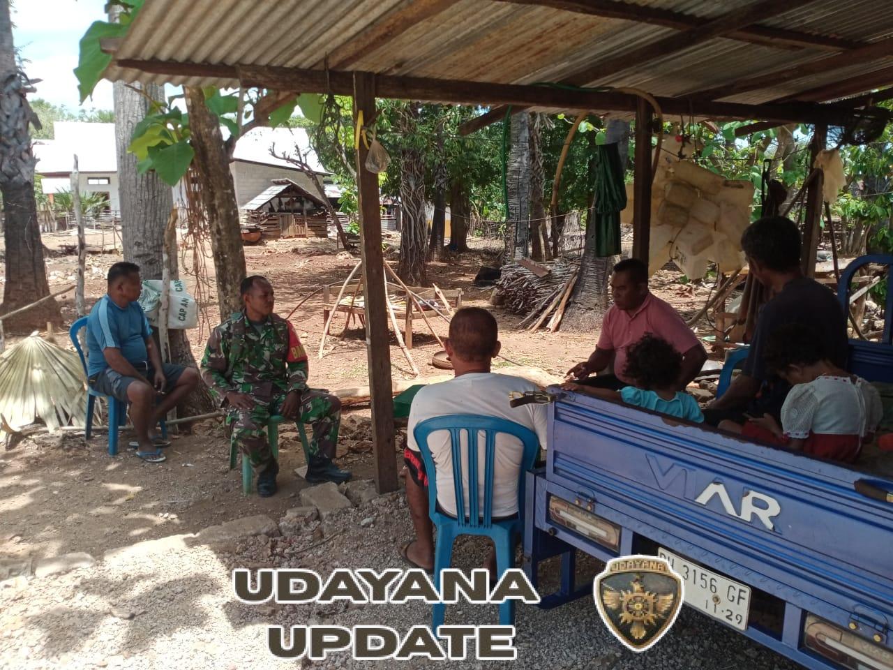 Peran Babinsa Redam Ketegangan, Sengketa Tanah Dua Warga Lifuleo Berakhir Damai