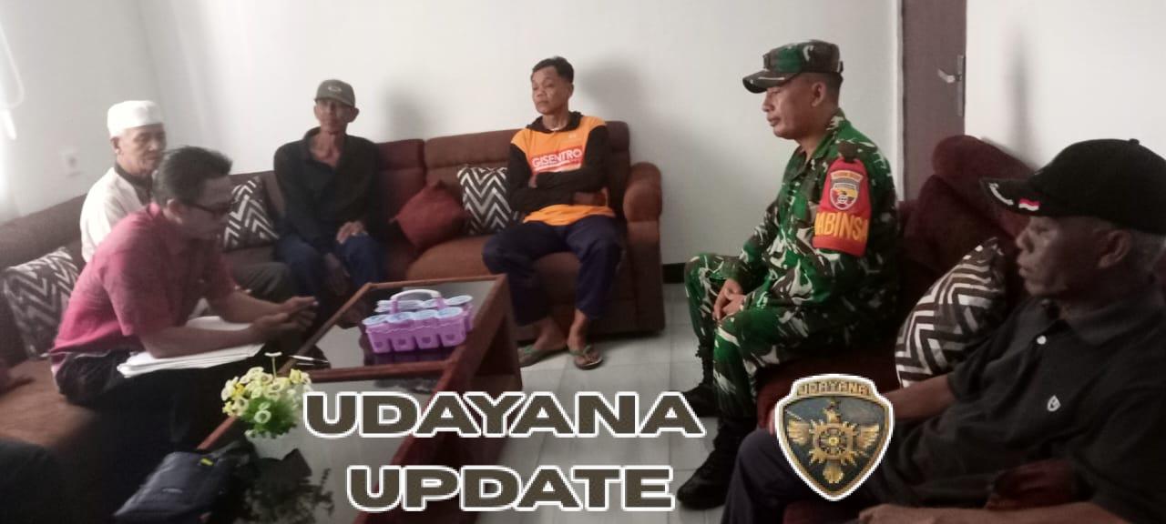 Turut Hadir, Babinsa Senayan Dampingi Warga dalam Mediasi Batas Lahan