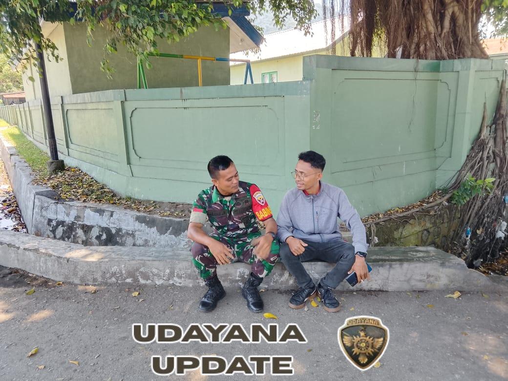 Babinsa Wolowaru Gelar Komsos dan Pamwil, Wujudkan Rasa Aman di Desa Nakambara