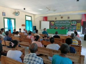 Dukung Program Pemerintah Secara Berkelanjutan, Kodim Belu Komsos Dengan Komponen Masyarakat