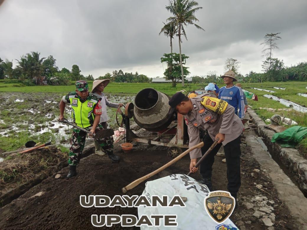 Sinergi Babinsa dan Bhabinkamtibmas Sukseskan Program Ketahanan Pangan Desa Suwat