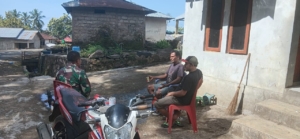 Kodim 1602/Ende Perkuat Kamtibmas Lewat Kegiatan Babinsa di Desa Binaan