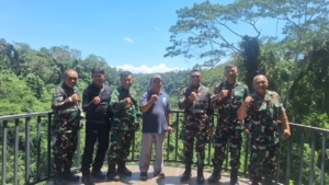 Gelar Patroli, Dandim Klungkung Pantau Wisata Bakas Levi Rafting And Elephant Tour