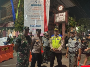 Ciptakan Kondisi Aman Kondusif, Koramil 1616-02/Ubud Laksanakan Patroli Gabungan TNI–Polri