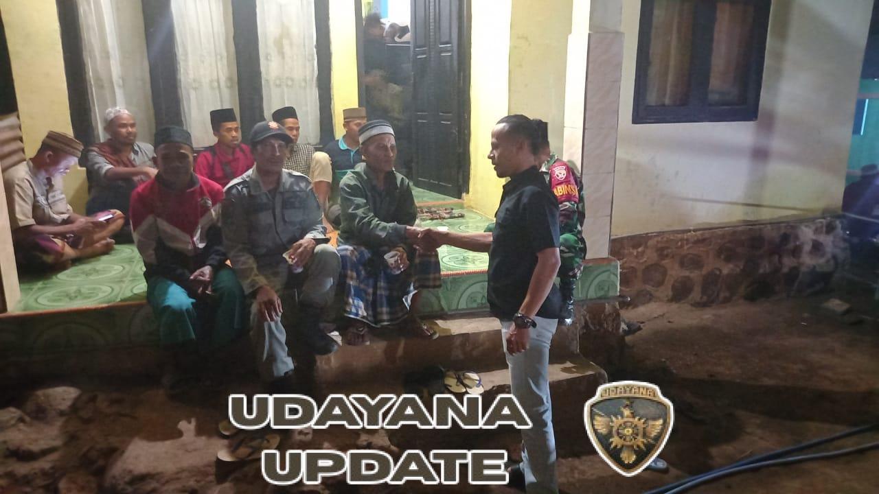 Koramil 1608-05/Donggo Bersama Tokoh Masyarakat Awasi Aktivitas Anak Muda