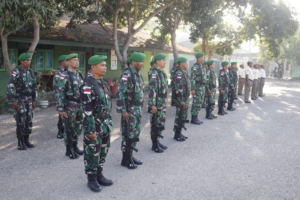 Gelar Upacara Bendera Hari Senin, Prajurit TNI Diingatkan Tetap Jaga Kondusifitas Wilayah