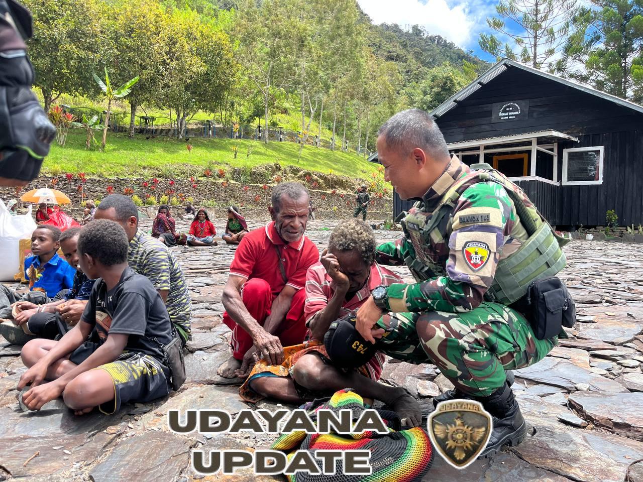 Minggu Kasih Satgas Yonif 743/PSY Hadirkan Damai di Talilime