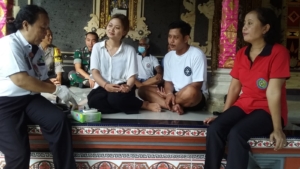 Babinsa Desa Kerambitan Dampingi Program Semara Ratih Bagi Pasangan Catin