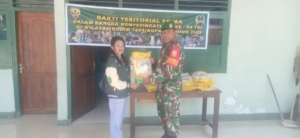 TNI Bantu Warga Fatuleu Lewat Program Beras Murah