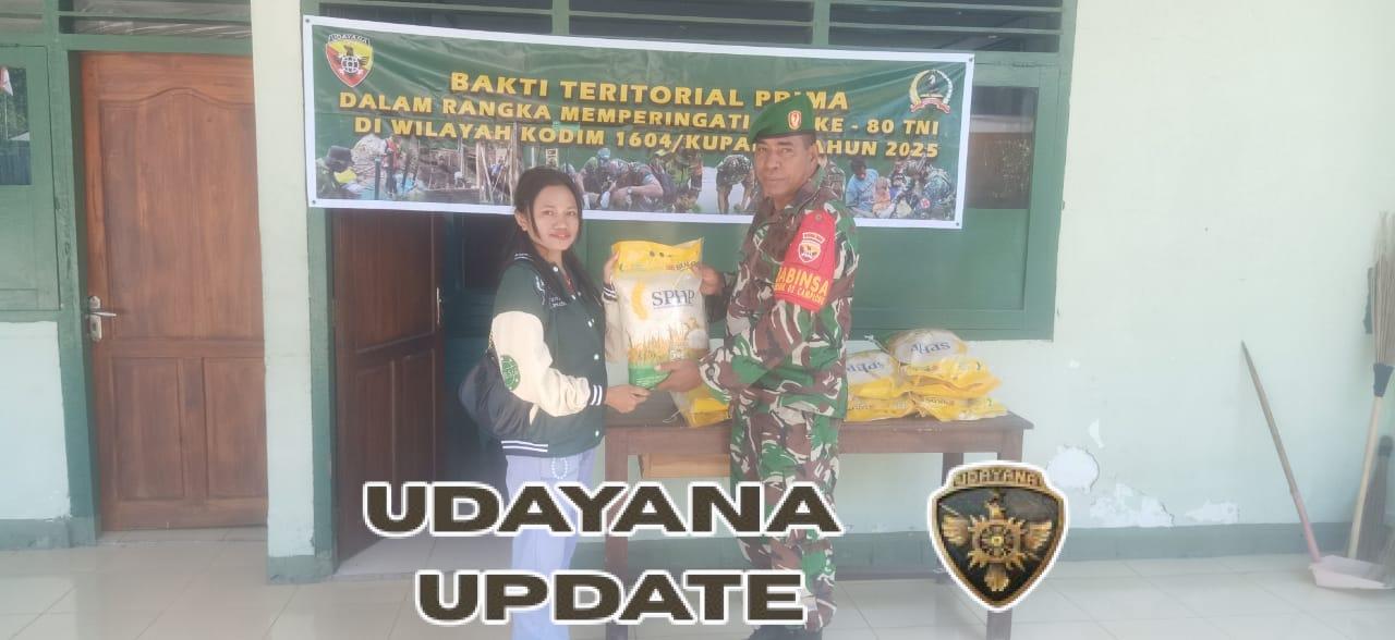 TNI Bantu Warga Fatuleu Lewat Program Beras Murah