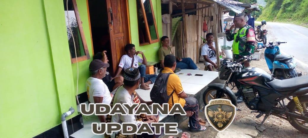 Babinsa Koramil 1602-02/Wolowaru Gelar Komsos dan Pamwil di Desa Wolokoli