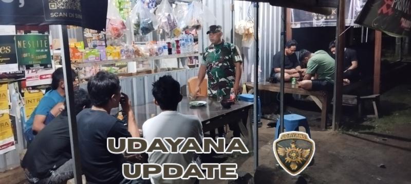 Tingkatkan Keamanan, Babinsa Sekongkang Rutin Laksanakan Patroli Malam