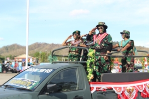 HUT ke-103 Kota Kefamenanu, Persit Kodim 1618/TTU Tampil Penuh Semangat