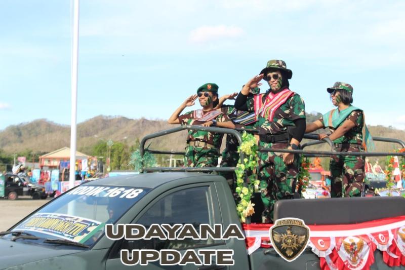 HUT ke-103 Kota Kefamenanu, Persit Kodim 1618/TTU Tampil Penuh Semangat