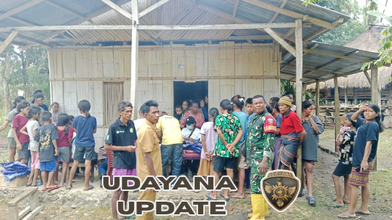 Babinsa Serka Kamaludin Dampingi dan Monitoring Kegiatan Eliminasi Malaria di Kecamatan Kodi Balagar