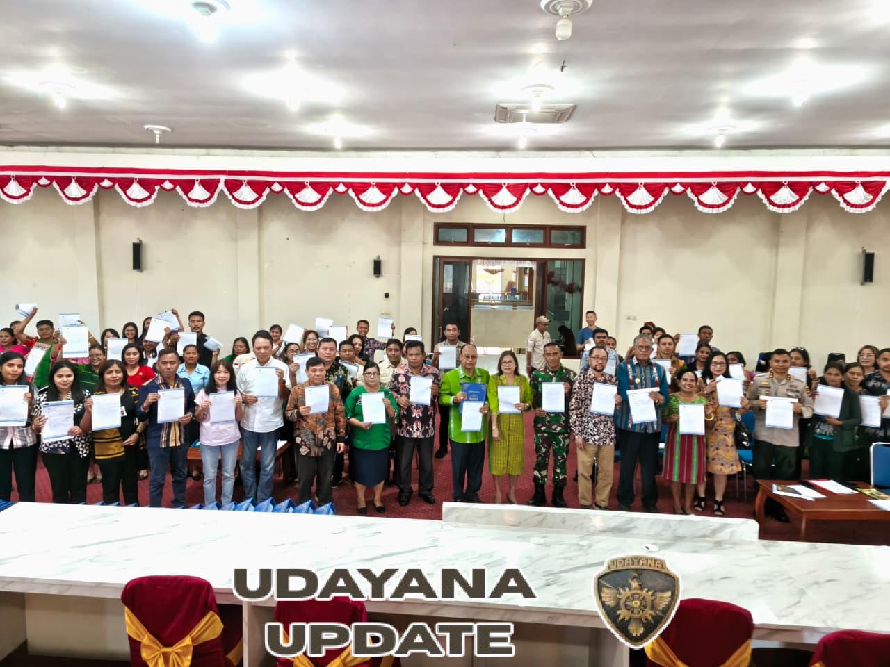 Letkol Inf Ignasius Hali Sogen Hadiri Doa dan Penyalinan 10.000 Ayat Alkitab di Sumba Barat