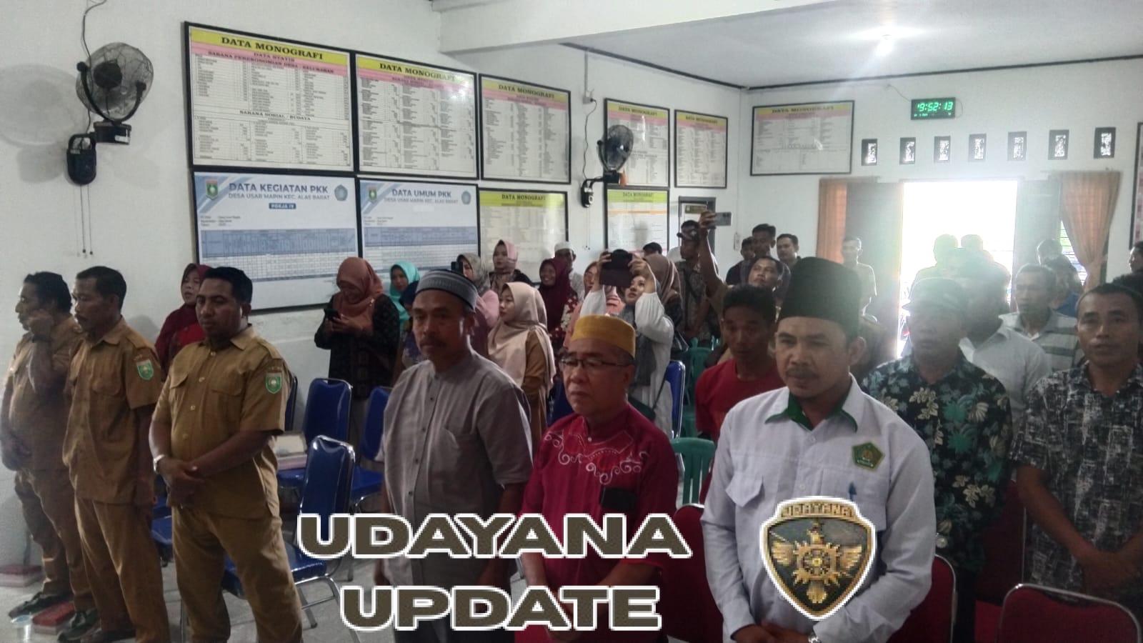 Bangun Desa Mandiri, Babinsa Usar Mapin Hadiri Musrenbangdes Tahun 2025