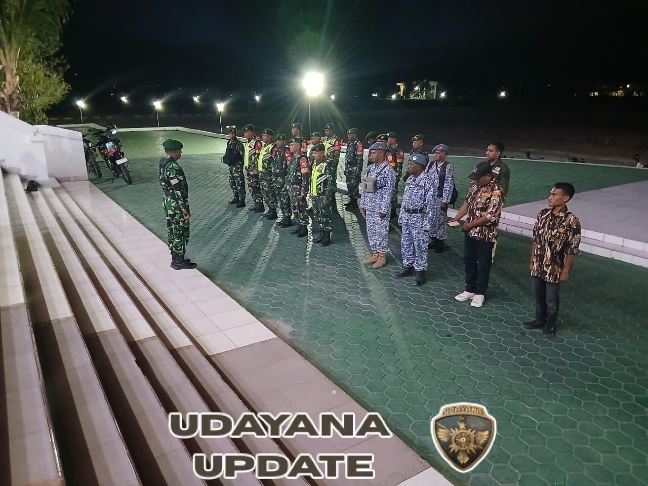 Letda Afonso Pimpin Langsung Patroli Malam di Camplong