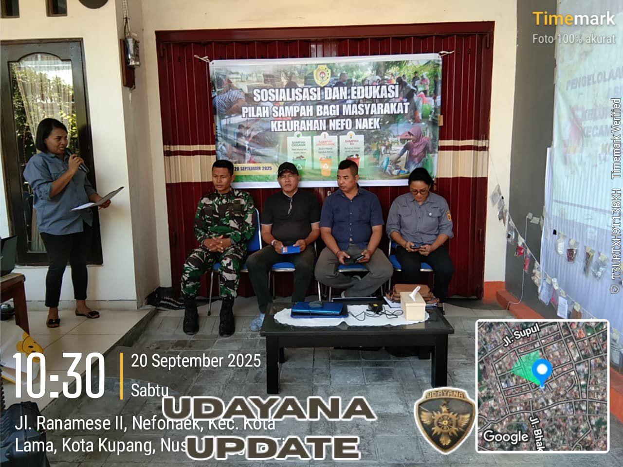 Babinsa Nefonaek Ajak Warga Lebih Peduli Sampah