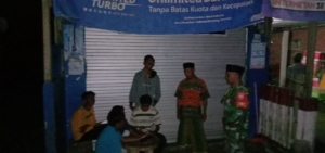 Babinsa Jambu Perkuat Kamtibmas Lewat Patroli Malam