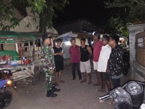 Sertu Jainuddin Ajak Warga Kampasi Meci Ronda Malam Bersama