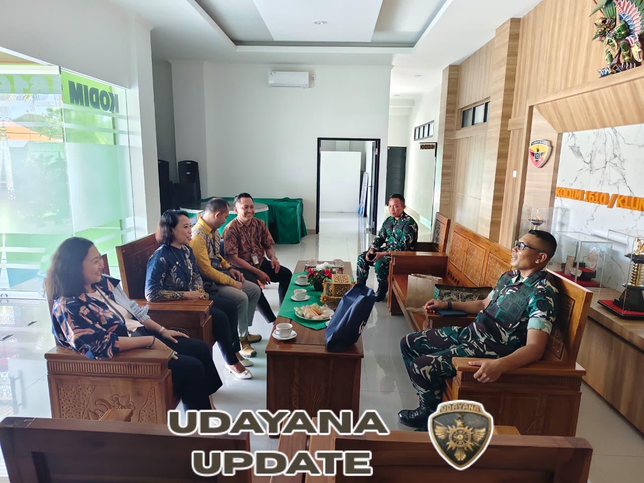 Terima Audensi, Dandim Klungkung Tegaskan Sinergitas Kodim Dan Bank Mandiri Semakin Kuat