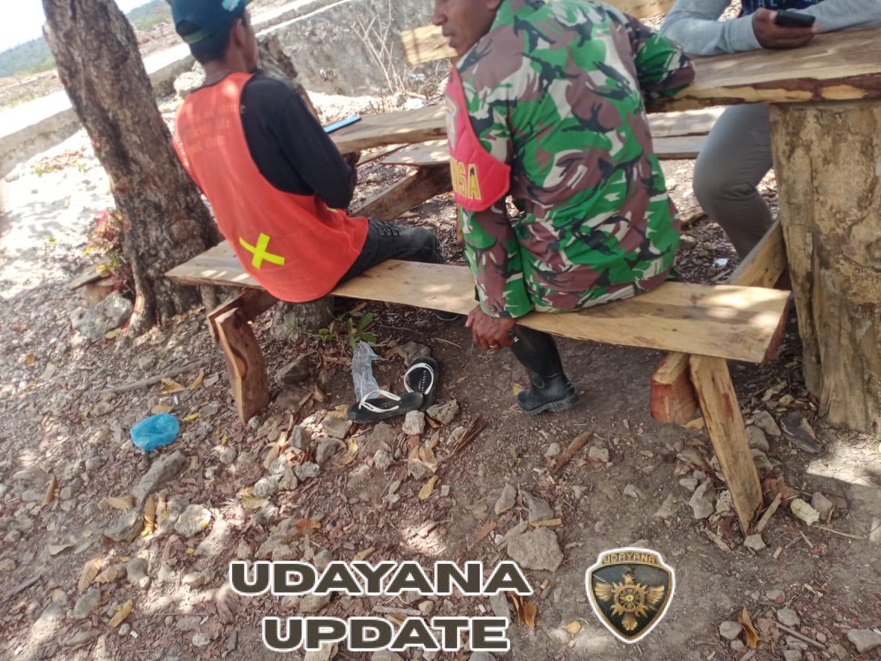 Kodim 1627/RN Pastikan Keamanan Pekerjaan K-SIGN di Tiga Desa