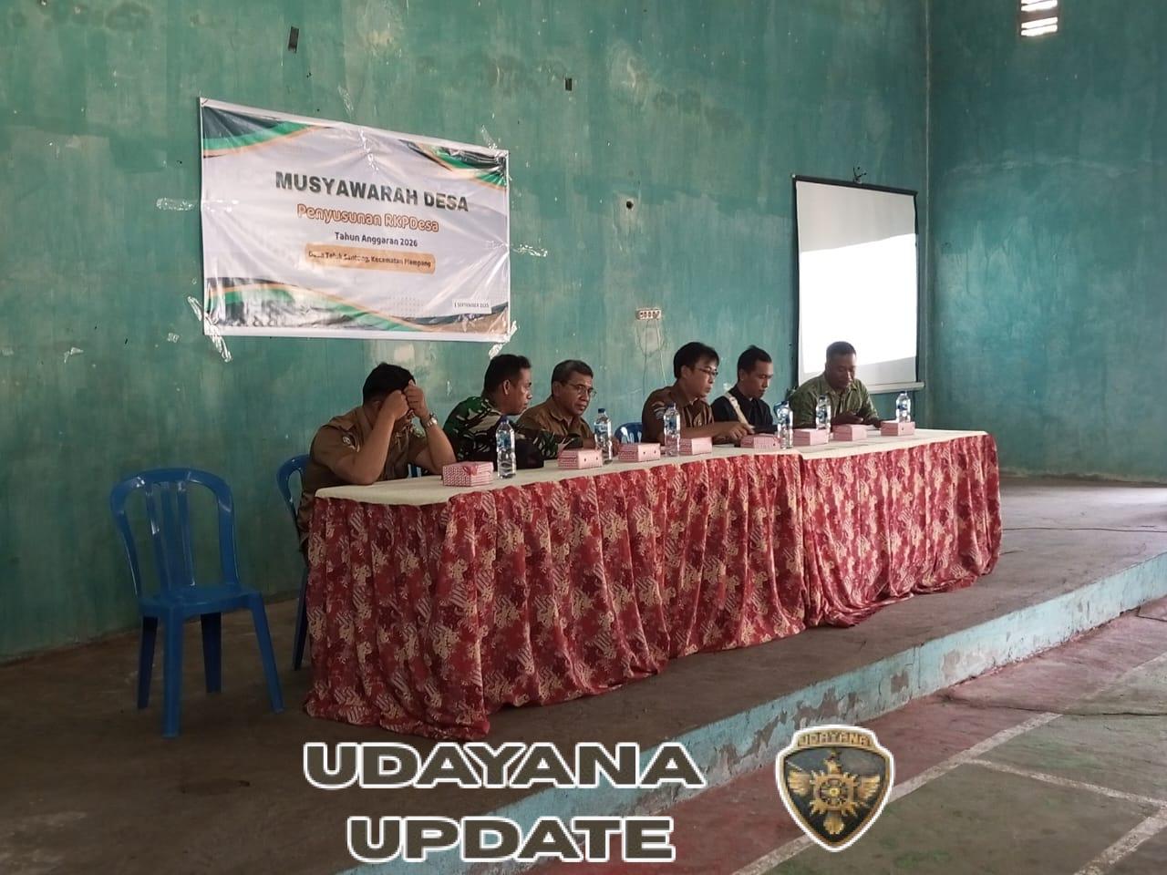 Pendampingan Babinsa Jadi Spirit Musdes Teluk Santong Susun RKPDesa Tahun 2026