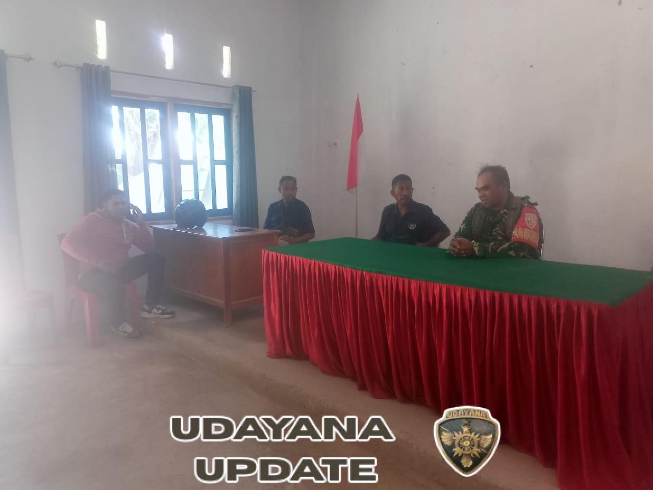 Babinsa Baumata Hadiri Rapat Bahas Stunting dan RKPDS 2026