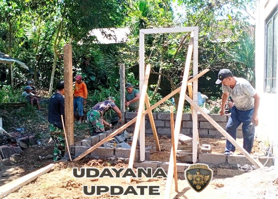 Kemitraan TNI dan Masyarakat dalam Pra TMMD Ke-126 Kodim 1611/Badung