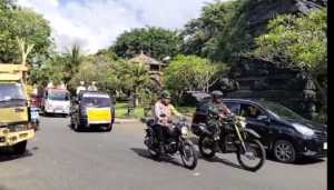 Babinsa Akah Hadir Pastikan Upacara Keagamaan Warga Binaan Aman Dan Lancar