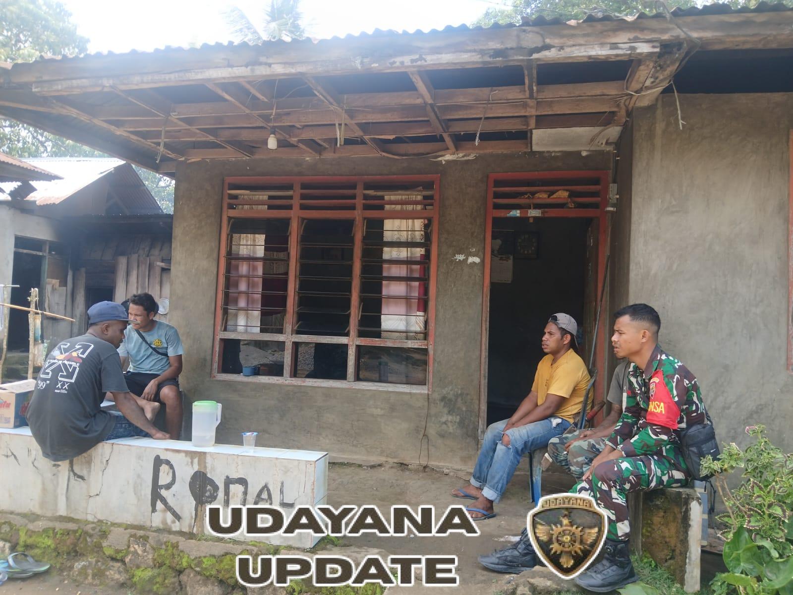 Babinsa Koramil 1602-01/Ende Tingkatkan Kamtibmas di Dusun Pauwawa Melalui Komsos dan Pamwil