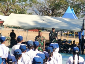 Kodim 1601/Sumba Timur Gelar PBB Tingkat Pelajar Dalam Rangka HUT TNI Ke-80