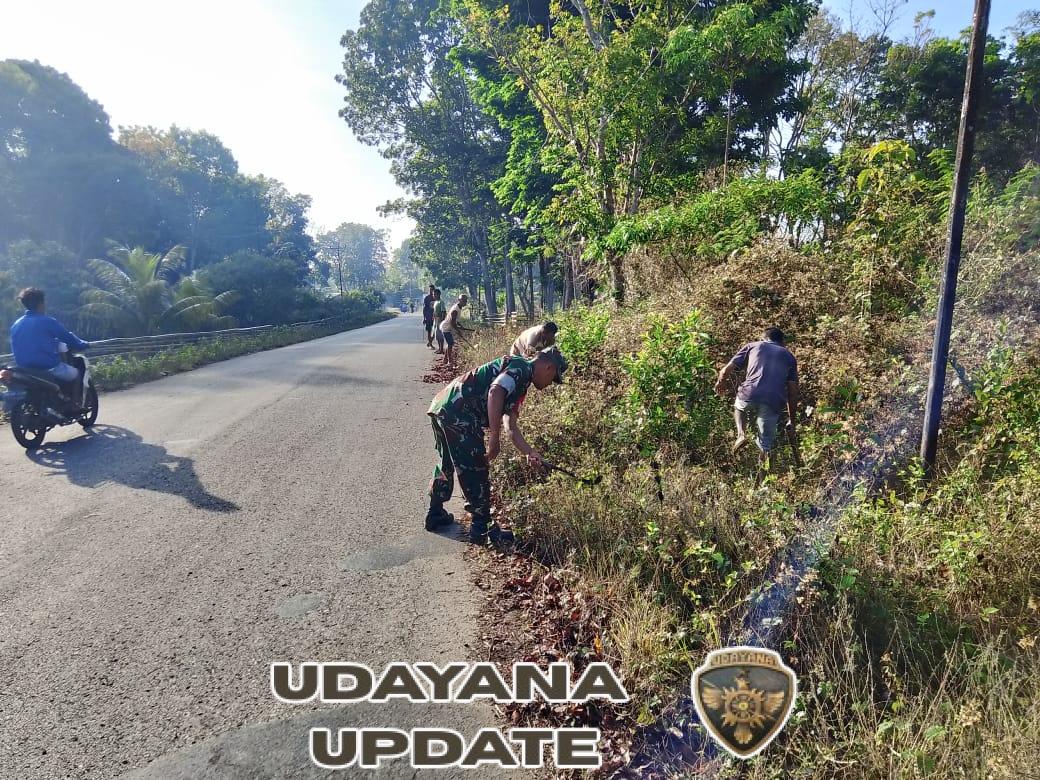 Sertu Latif Ajak Masyarakat Gotong Royong Jaga Keselamatan Pengguna Jalan