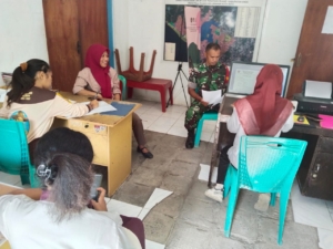 Penguatan Kamtibmas, Babinsa Koramil Ende Jalankan Puldata Ter dan Pamwil