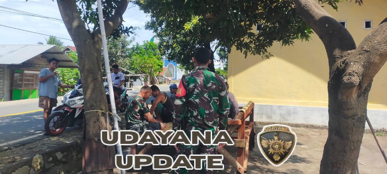 Babinsa Koramil Ende Aktif Monitoring dan Jalin Komunikasi dengan Masyarakat