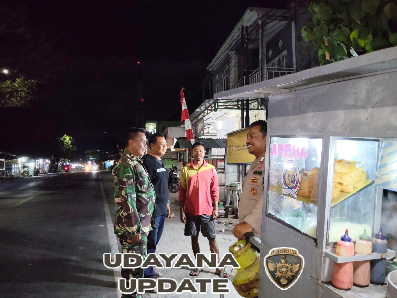 Patroli Malam Koramil Manggelewa dan Polsek Berjalan Lancar