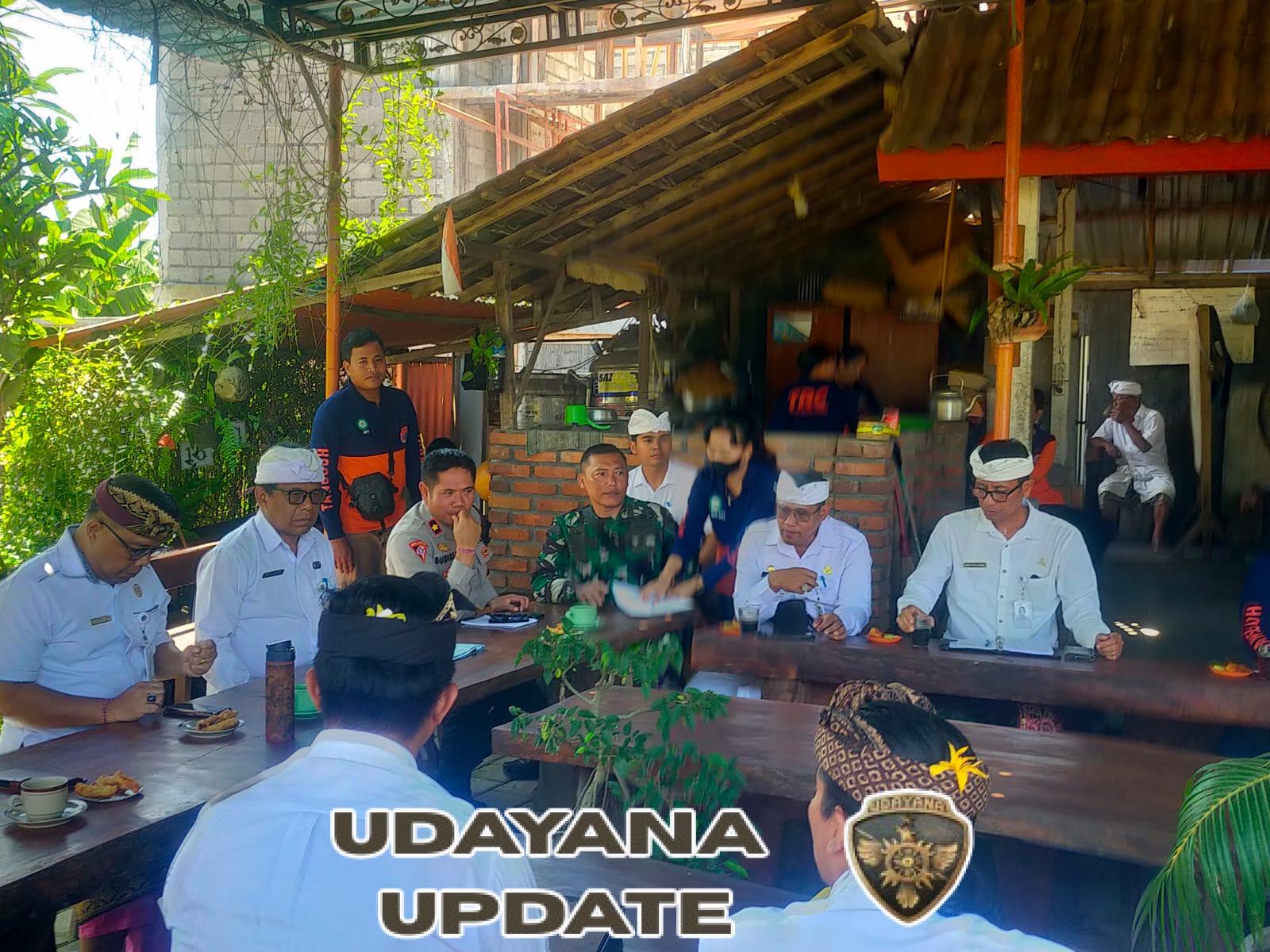 Pasca Banjir Di Kecamatan Dawan, Pasiops Kodim Klungkung Ikut Serta Rakor Upaya Penanganan