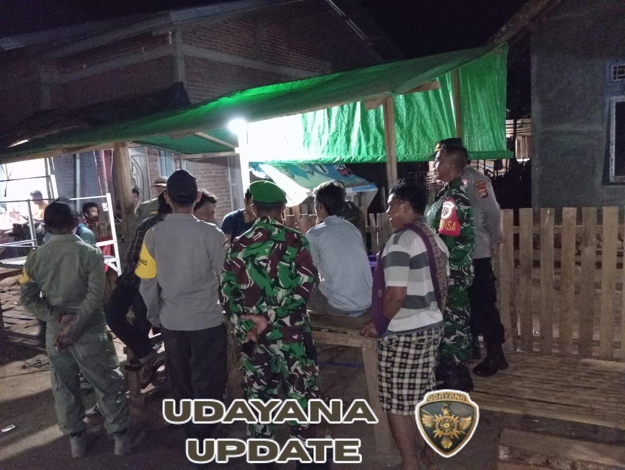 Sinergi TNI dan Warga Terlihat dalam Patroli dan Ronda Malam di Kecamatan Monta
