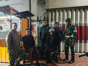Personel Kodim 1621/TTS Intensifkan Patroli Malam Jaga Kondusifitas Kota SoE