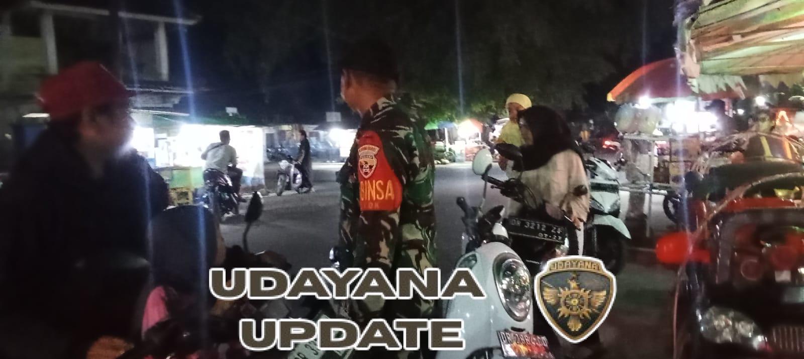 ‎Babinsa Sikur Ajak Warga Aktif Ronda Malam Jaga Keamanan Lingkungan
