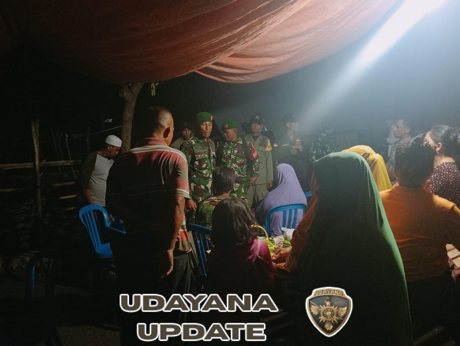 Cegah Gangguan Kamtibmas, TNI dan Linmas Laksanakan Patroli Malam di Kecamatan Ambalawi