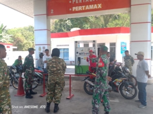Peringati HUT TNI ke-80, Koramil Paga dan Komcad SPPI Sasar Lokasi Strategis Lewat Patroli Gabungan