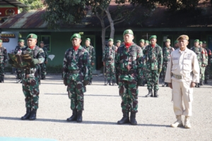 Kepala Staf Kodim 1605/Belu Pimpin Upacara Bendera Tanggal 17an Bulan Oktober