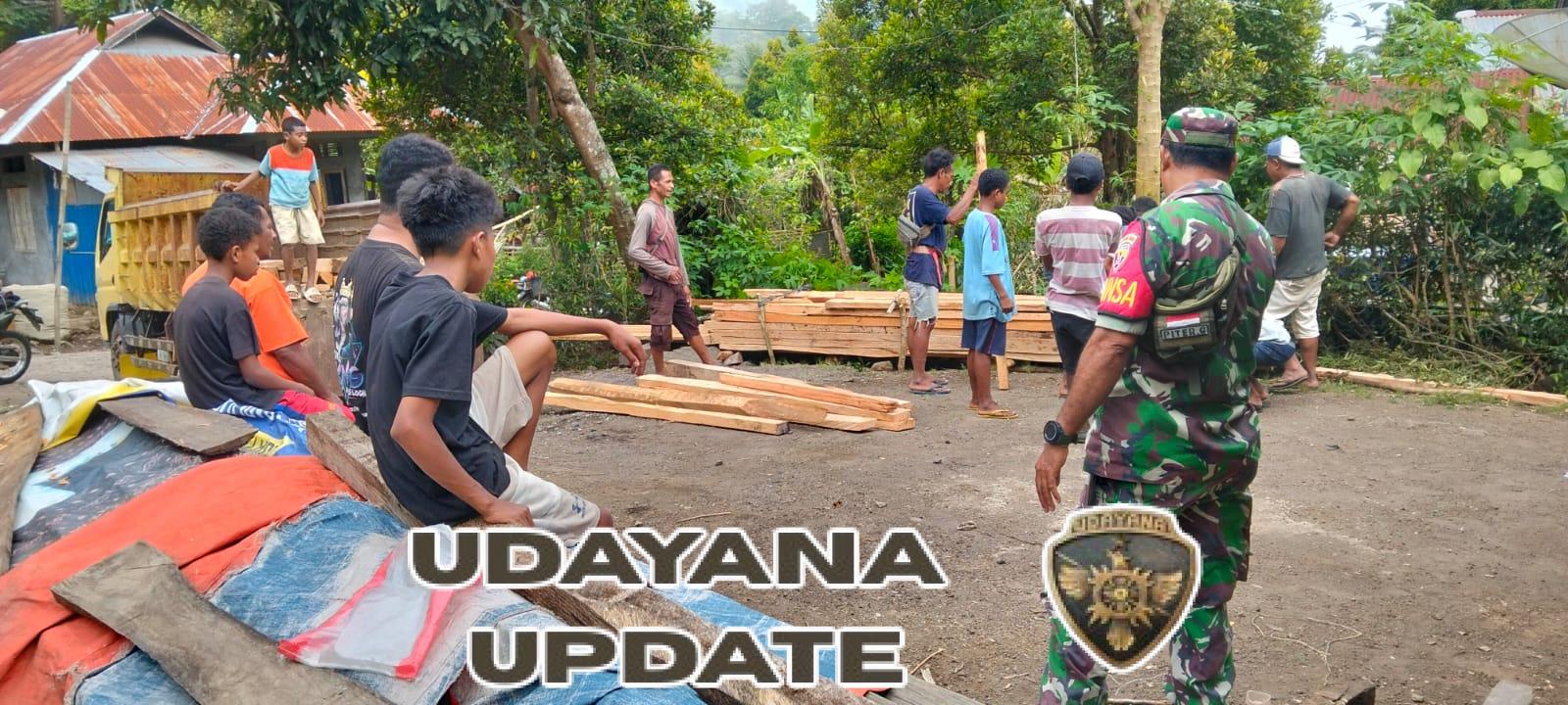 Babinsa Kodim 1602/Ende Himbau Warga Jaga Kelestarian Hutan di Dusun Wololele